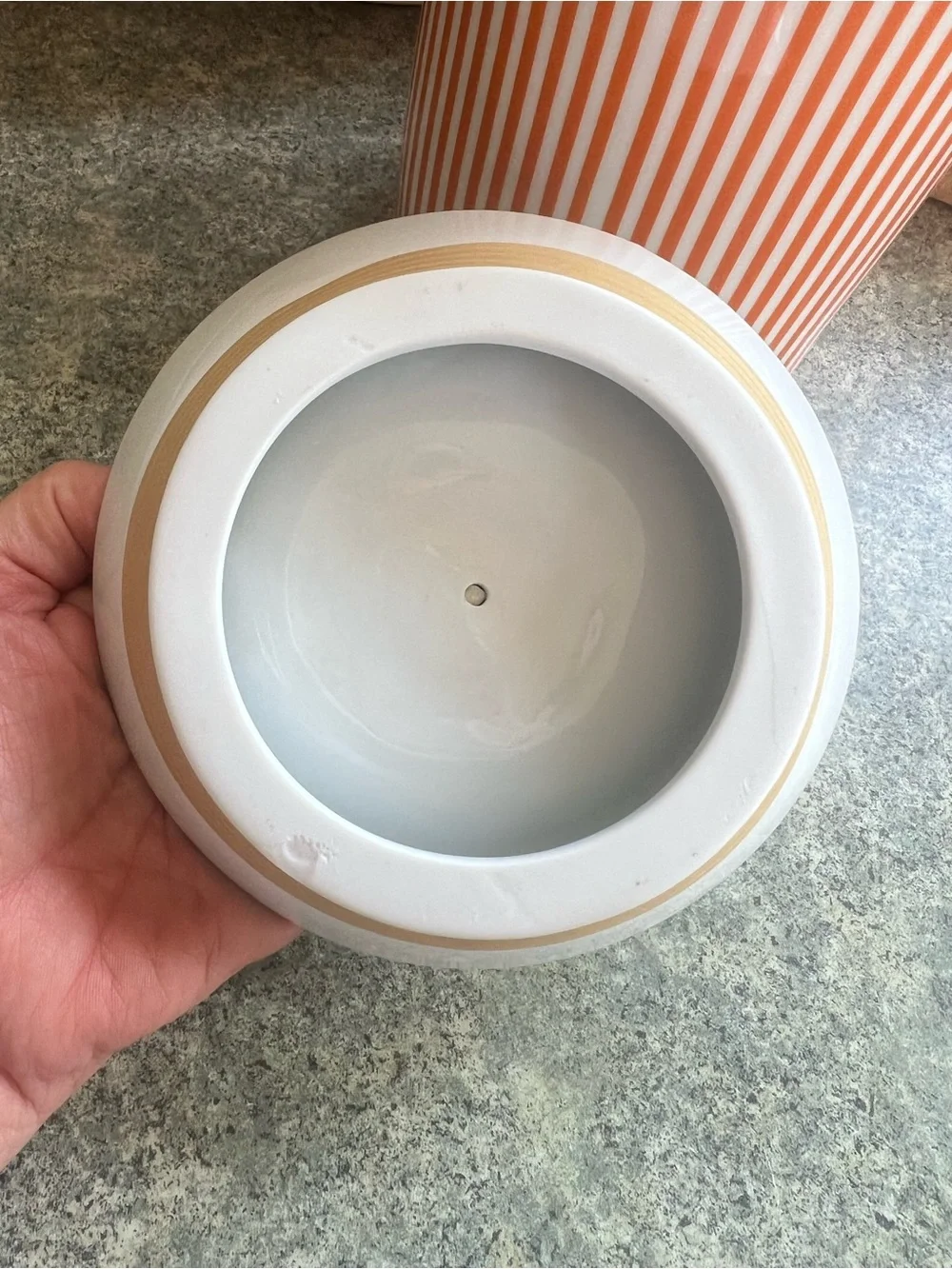 Jonathan Adler Happy Chic Retro Canister, 7.5” tall